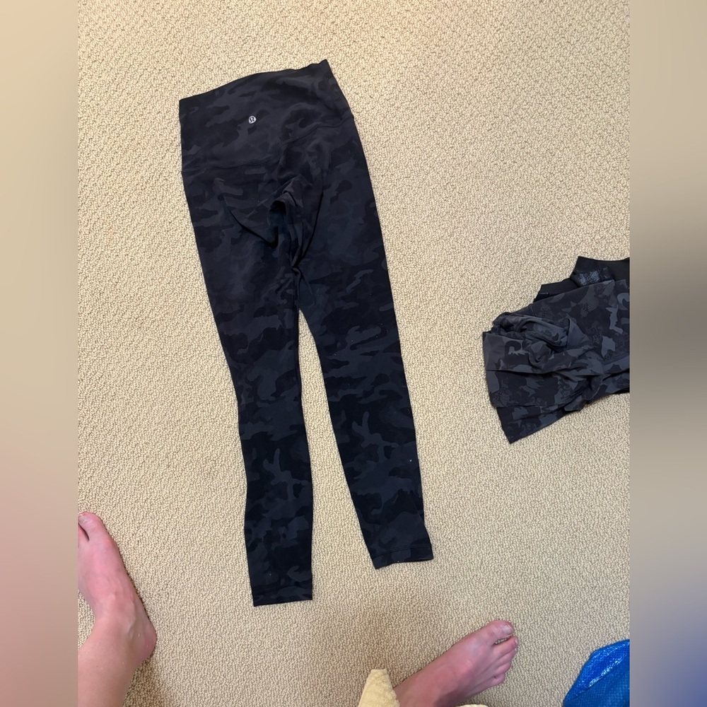 Black Camouflage Leggings lululemon - Picture 4 of 4